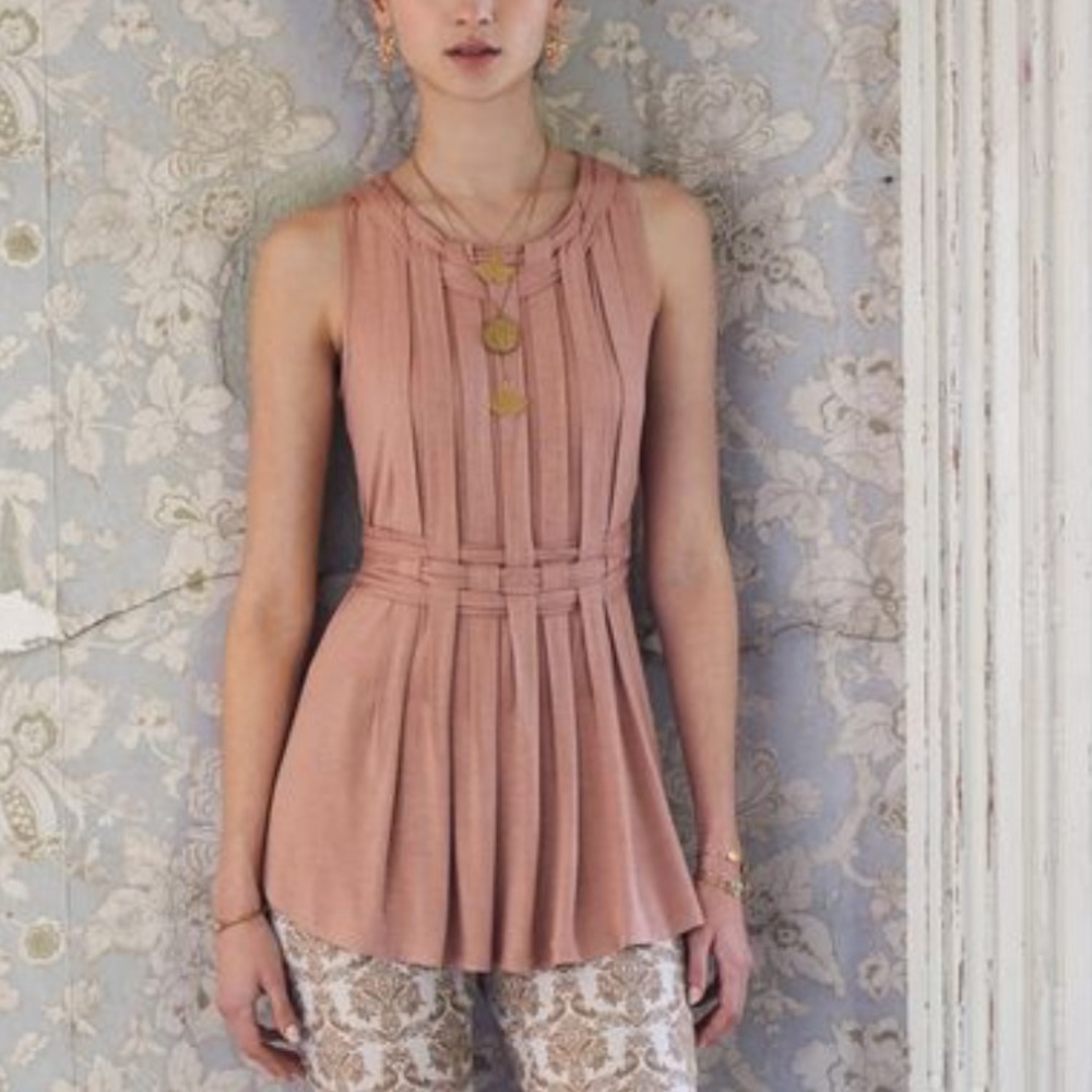 ANTHROPOLOGIE One September dusty rose Top